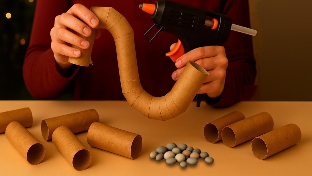 You Won’t Believe This Stunning Decor Is Made from a Simple Roll ❗️