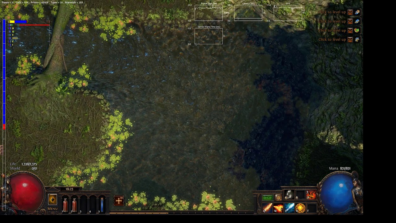 Path of Exile river water WIP