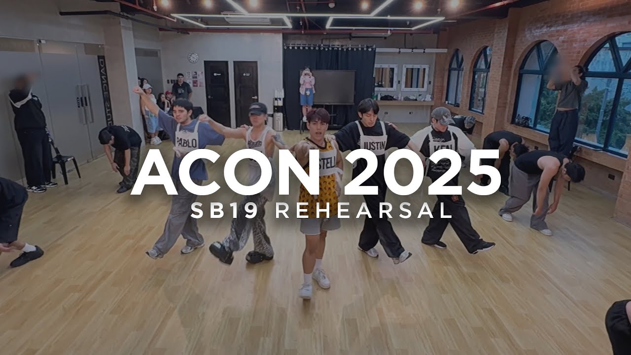 SB19 ACON 2025 Dance Rehearsal Video 'DAM+8TonBall+DUNGKA+Crimzone'