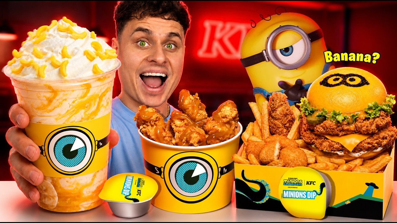 Zjedliśmy WSZYSTKIE zestawy Minionk&oacute;w z KFC!