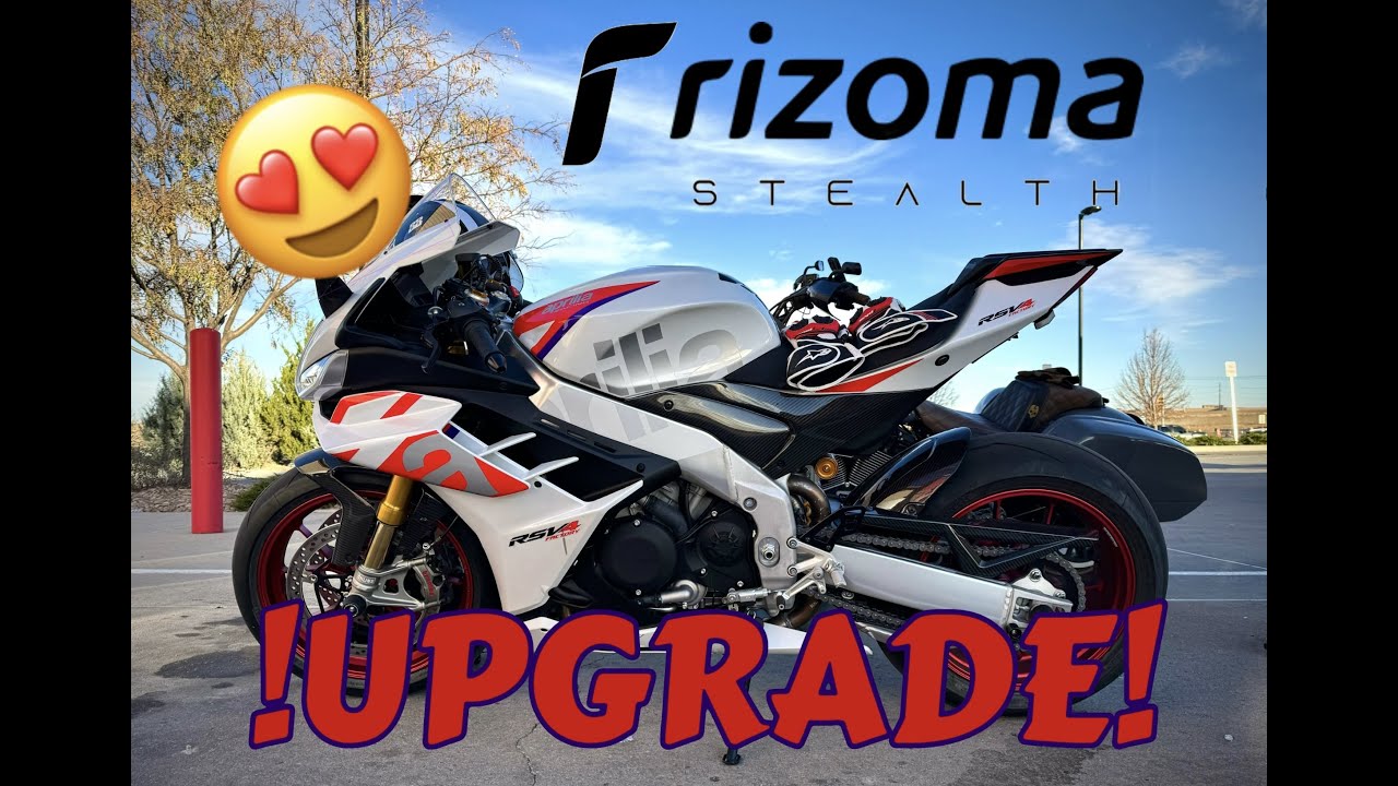RSV4 SPEED WHITE Gets a Facelift! I rizoma STEALTH Install