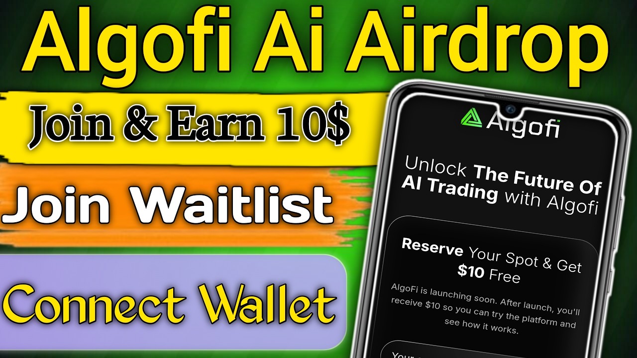 Algofi Ai Airdrop | Connect Wallet in Algofi Airdrop | Algofi Ai Airdrop Complete Guide