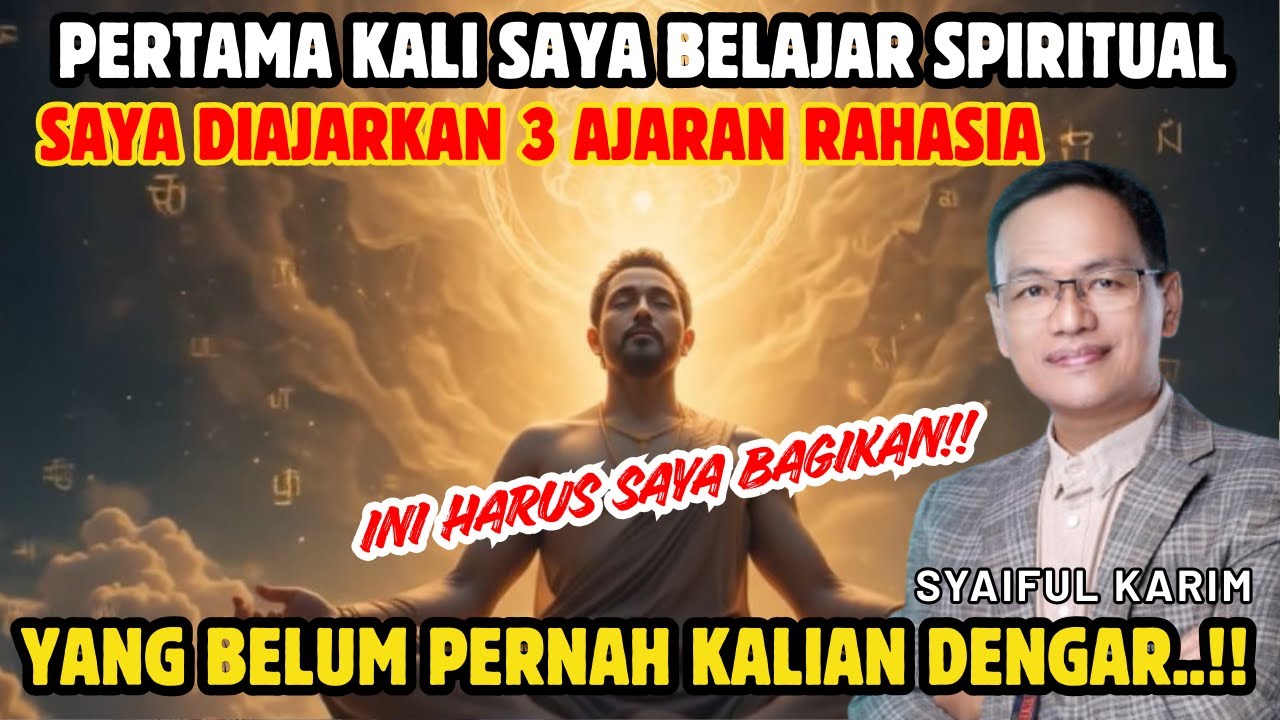 3 AJARAN RAHASIA yang harus saya bagikan ✨️#syaifulkarim #ngajiroso #doamustajab #dzikir #doa