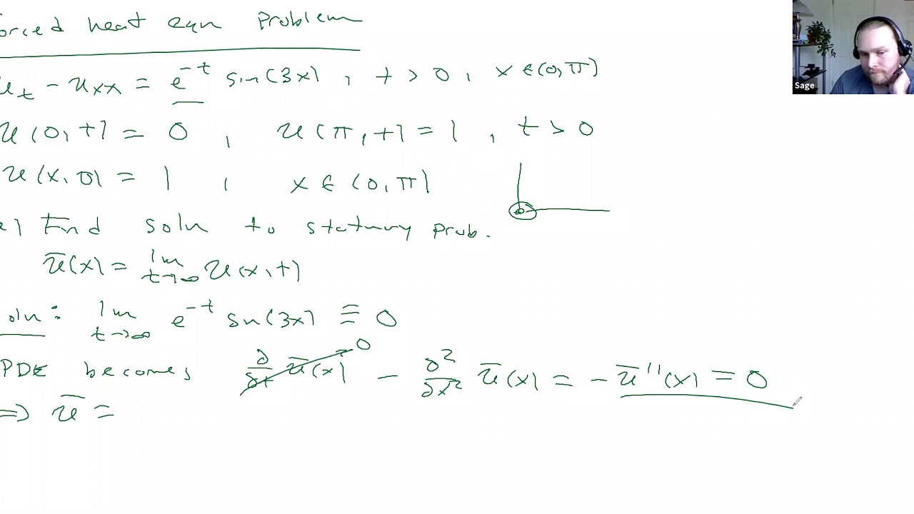 Oct 16 (Pt1): Forced Heat Eqn Setup