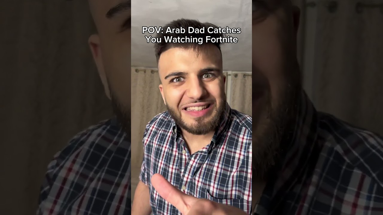 Arab Dad Catches Son Watching Fortnite😂