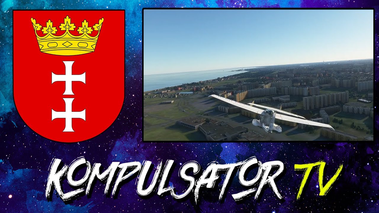 Gdańsk w Micorsoft Flight Simulator 2020 GAMEPLAY PL
