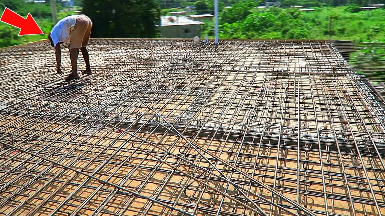 CONCRETE SLAB REINFORCEMENT (One Way) #JAMAICAVLOG Part 2
