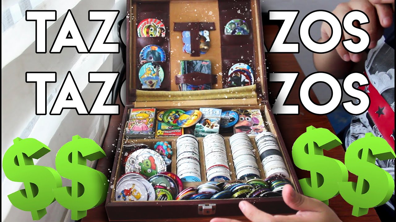 ¡Compre un maletín lleno de TAZOS y más cosas!