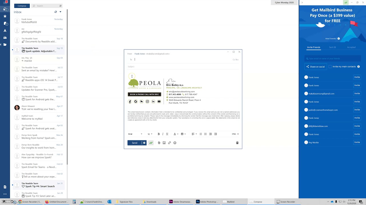 HTML Email Signature Install - Mailbird