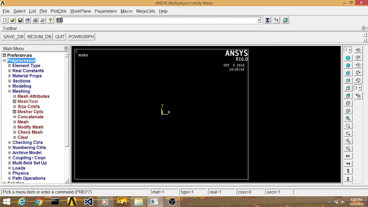 Analysis of Sandwich beam in Mechanical APDL