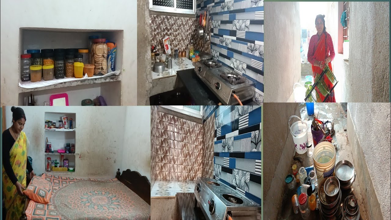 ভোর*৫ টায় ঘুমথেকে উঠে দিন শুরু,এক নিঃশ্বাসে রান্নাবান্না+ bedroom cleaning+kitchen cleaning