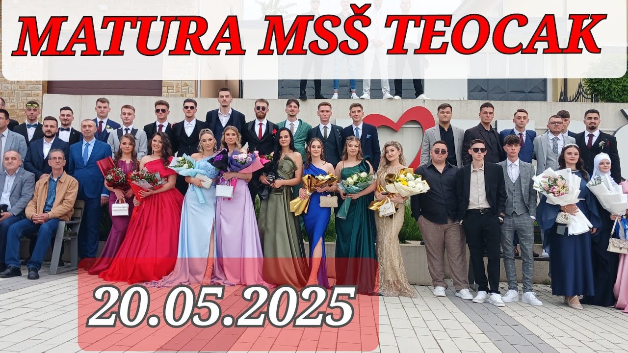 Matura MSŠ Teocak / Defile maturanata 20.05.2025