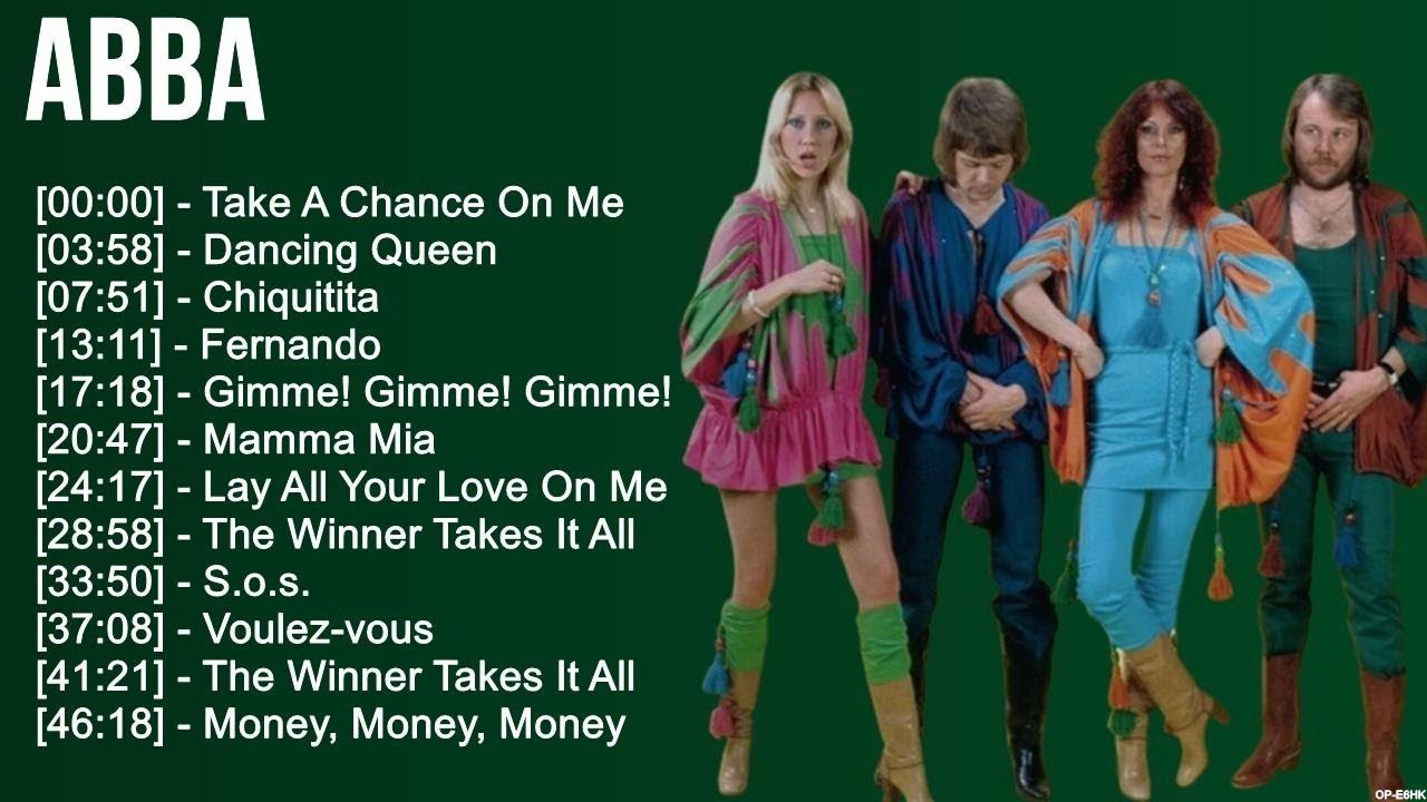 The Best Of A B B A 💚 Top 100 Artists of 80s 90s Music 💚 Billboard Hot 100