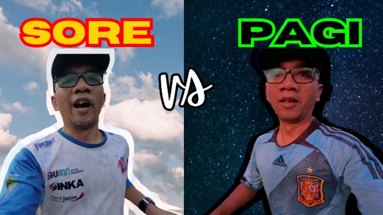 Running Vlog | Running Sore vs Running Pagi