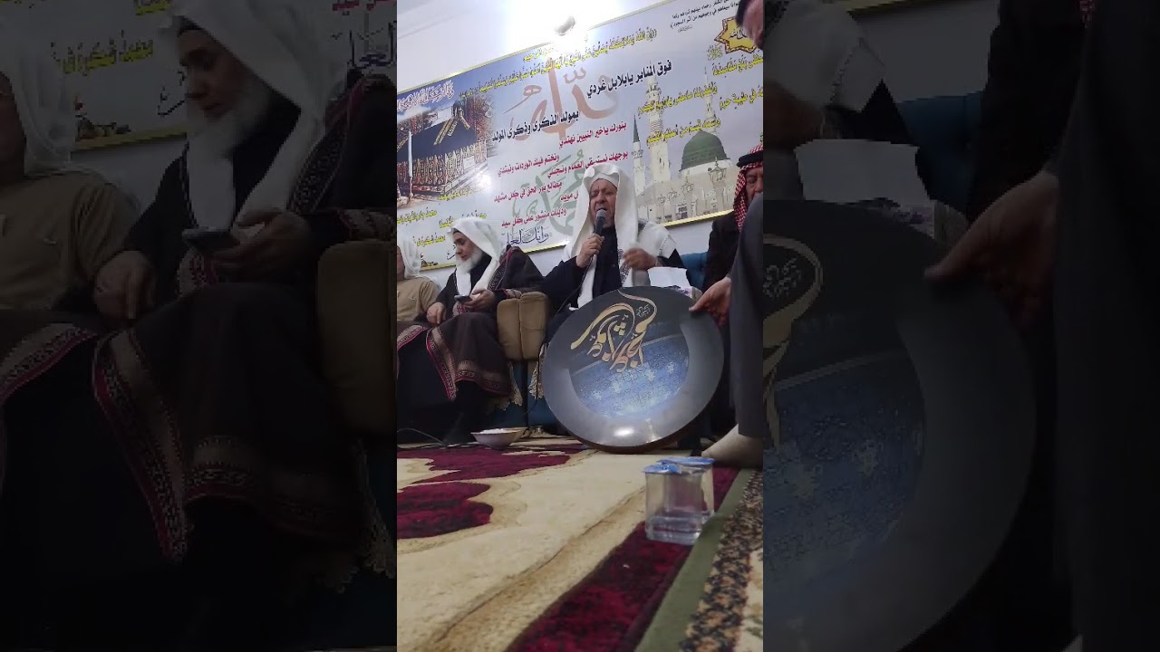 (5)الشيخ عبد الله حسين الكبيسي والمنشد الشيخ علي حمد الزواي