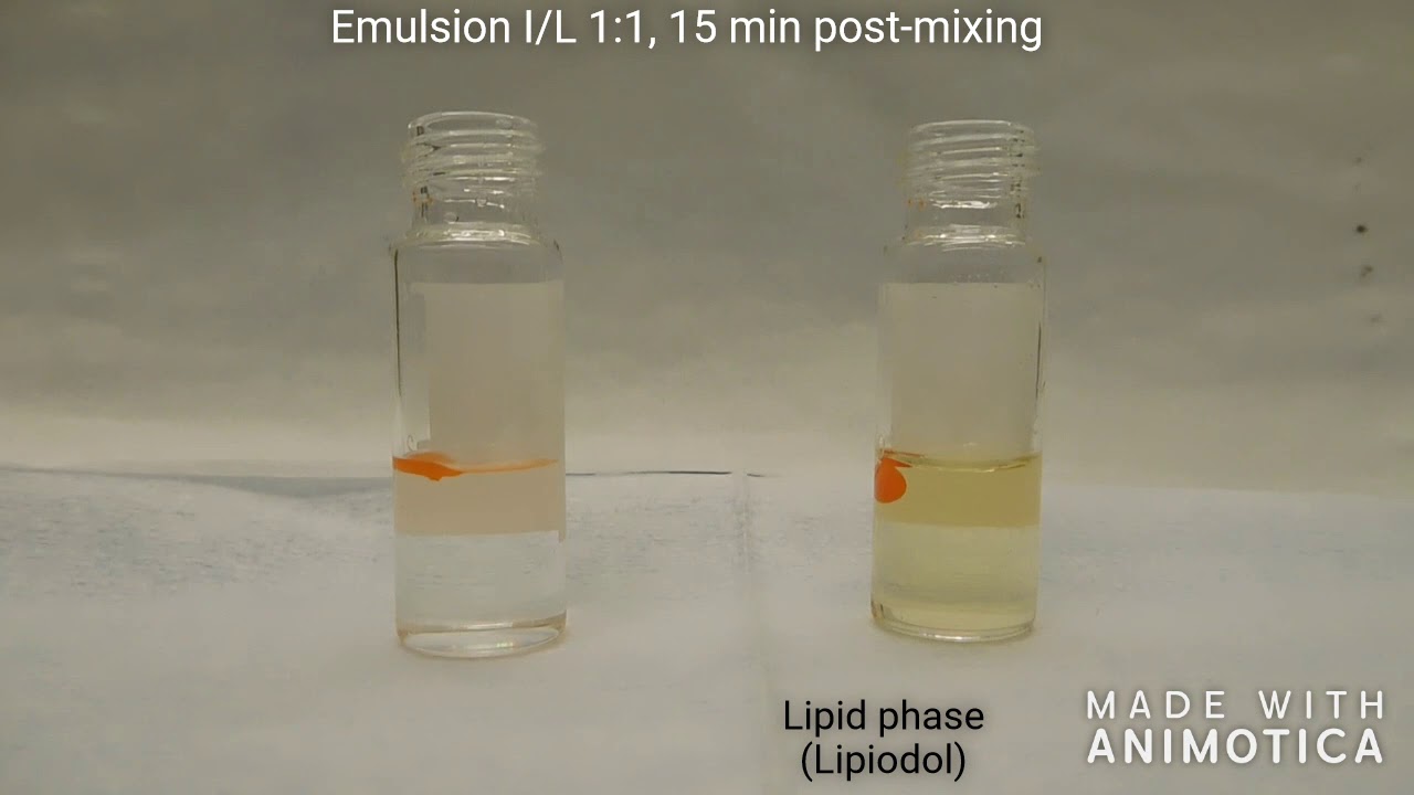 Droptest: Emulsion I/L 1:1
