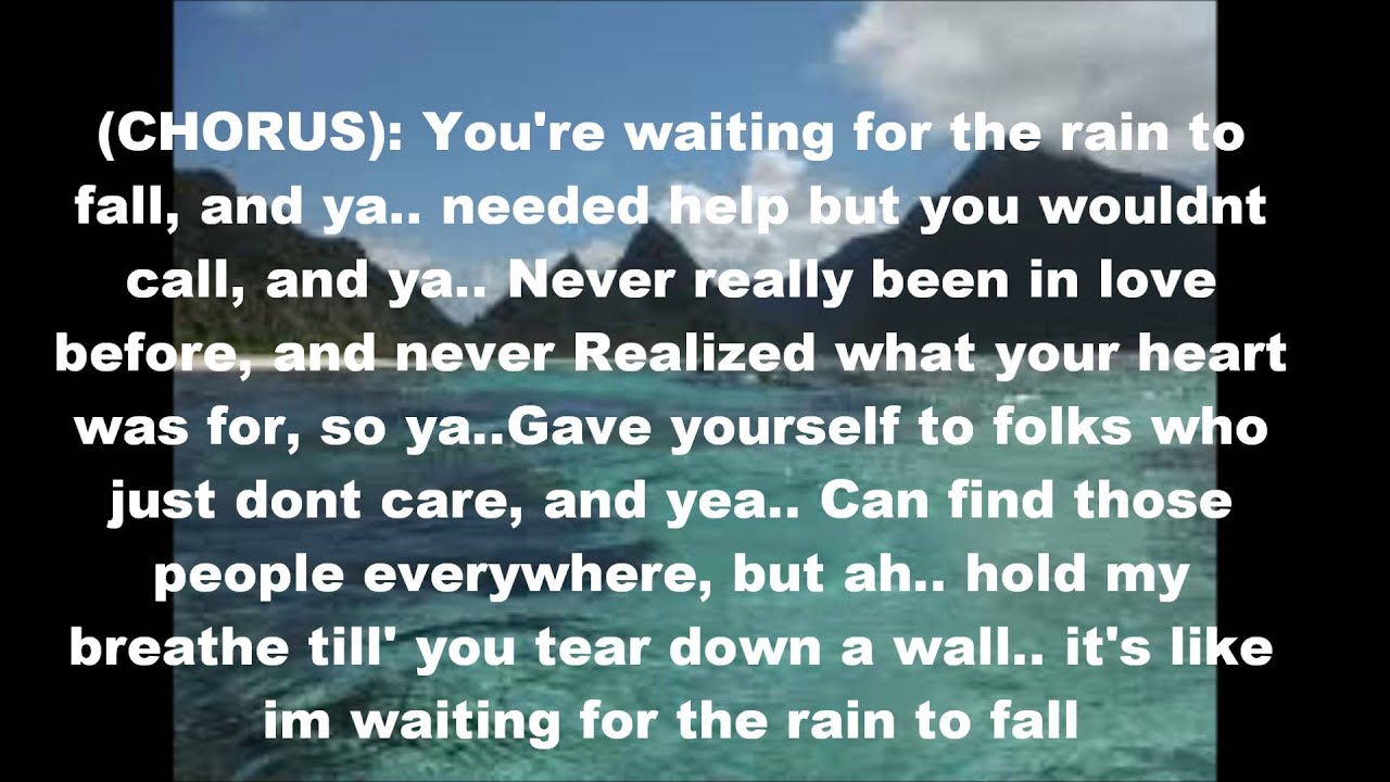 J Boog  Waiting on the Rain Lyrics