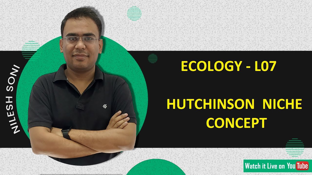Hutchinson Niche concept | Hypervolume Niche | Multifactorial Niche | NILESH SONI