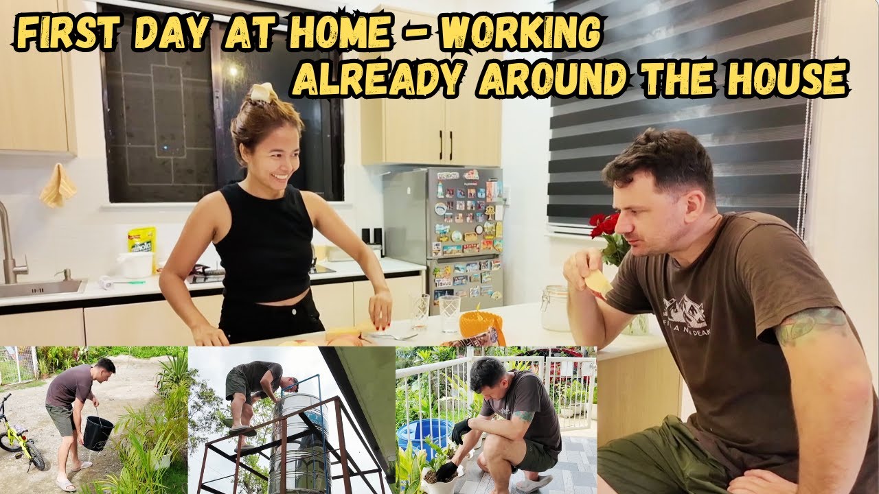 He's Already Working Around The House!