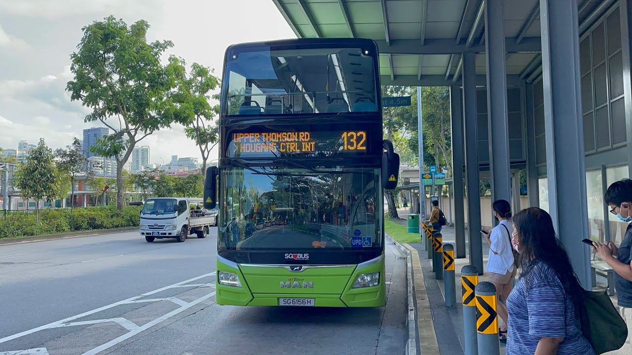 [1/2] SBS Transit MAN ND323F A95 (Batch 4) SG6156H on Service 132