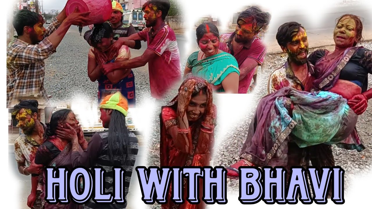 Playing Holi With Bhavi | Happy Holi Vlog | RNC GAMING #holi #holispecial