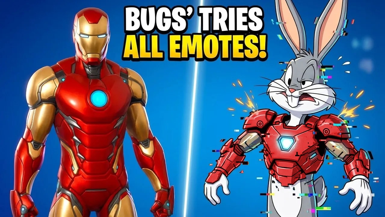 I Tested Bugs Bunny vs ALL Built In Emotes in Fortnite (Suit Up, Shapeshifter & More)
