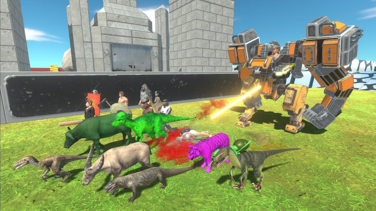 Escape from PACIFIC RIM ROBOT WORKSHOP UNIT - Animal Revolt Battle Simulator Escape from Monster