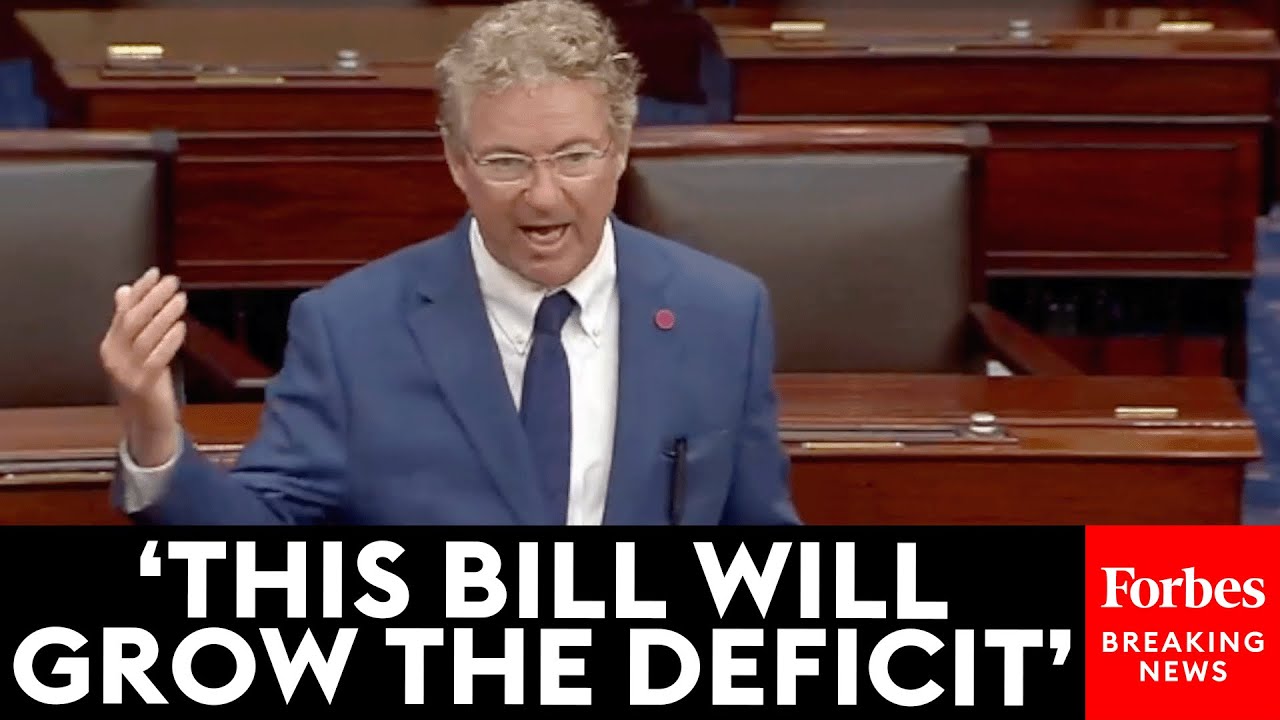 BREAKING NEWS: Rand Paul Condemns 'Big, Not-So-Beautiful Bill' On The Senate Floor