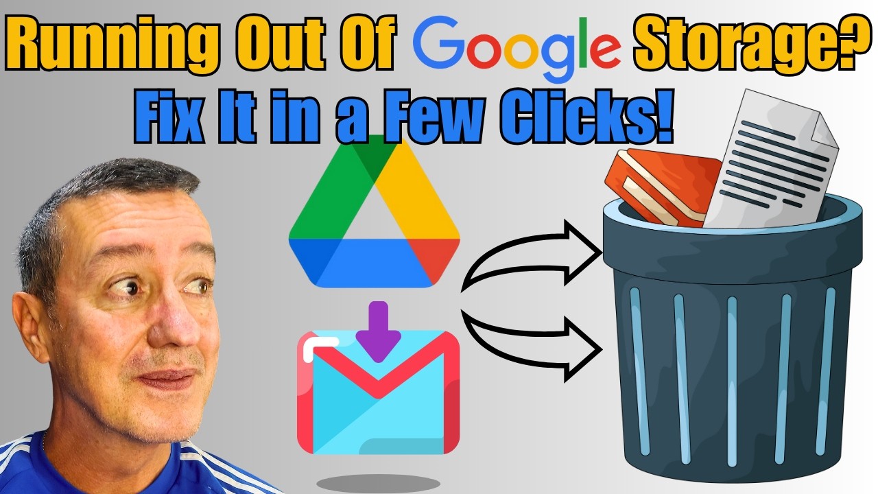 How can I clear my  Drive & GMAIL: Free up space quickly
