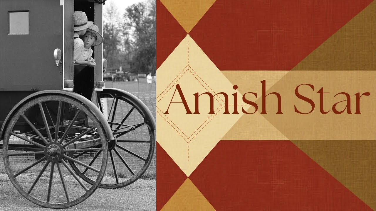#18 Classic & Vintage ✨Amish Star Block- 👉 Free Pattern