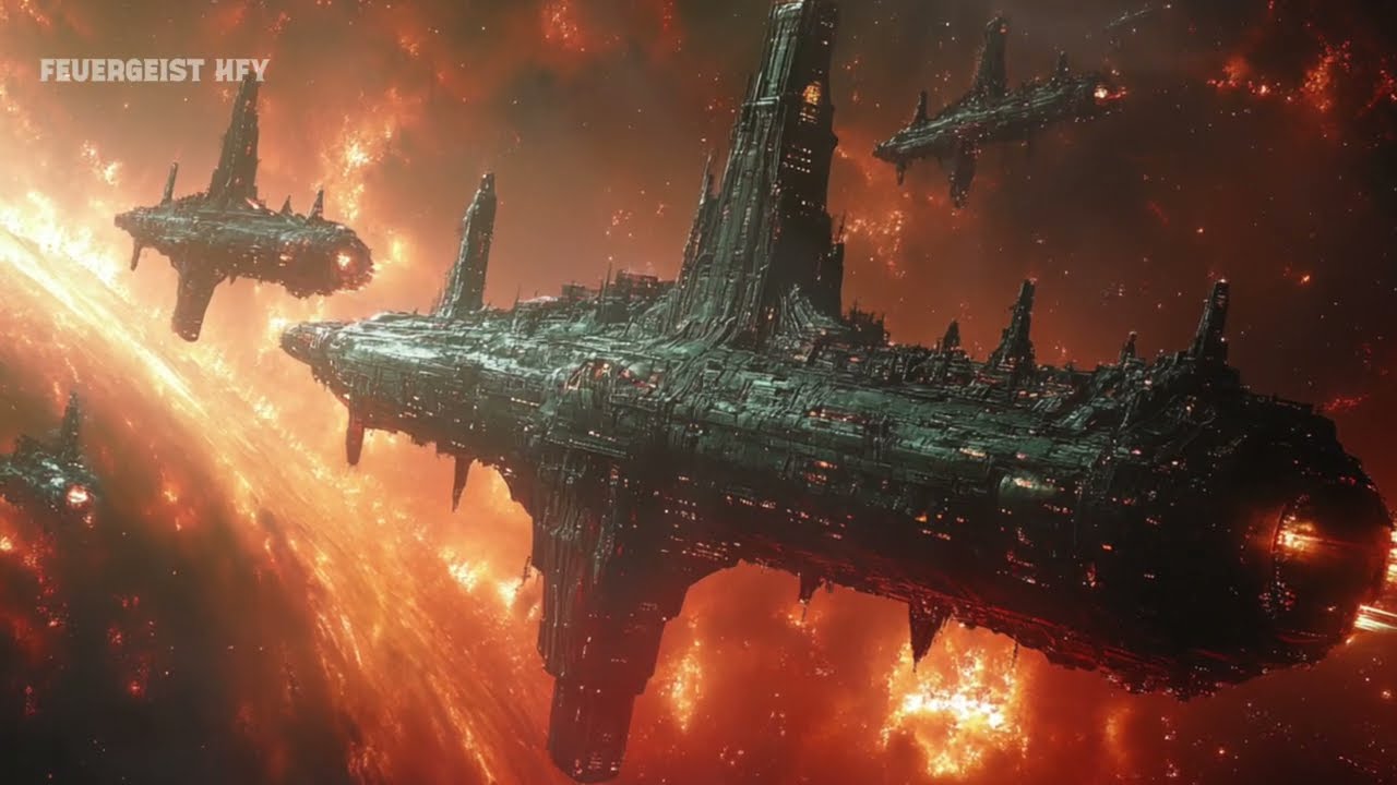 Ein geheimnisvolles menschliches Kriegsschiff erschien — die Galaxis verstand zu spät !