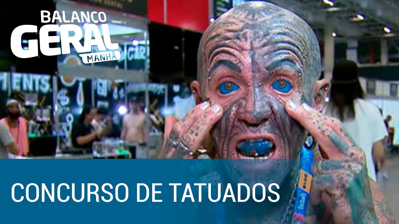 Evento em S&atilde;o Paulo re&uacute;ne os corpos mais tatuados do mundo