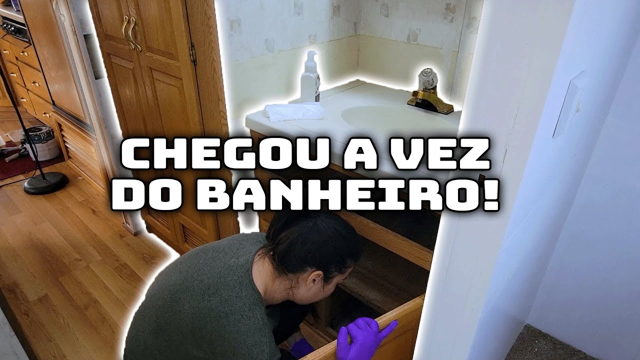 🔴 SIM, É TUDO BRANCO E ASSUNTO ENCERRADO! 😅PASSAMOS MUITO FRIO 🥶 + COMEÇAMOS A REFORMA DO BANHEIRO 🚽