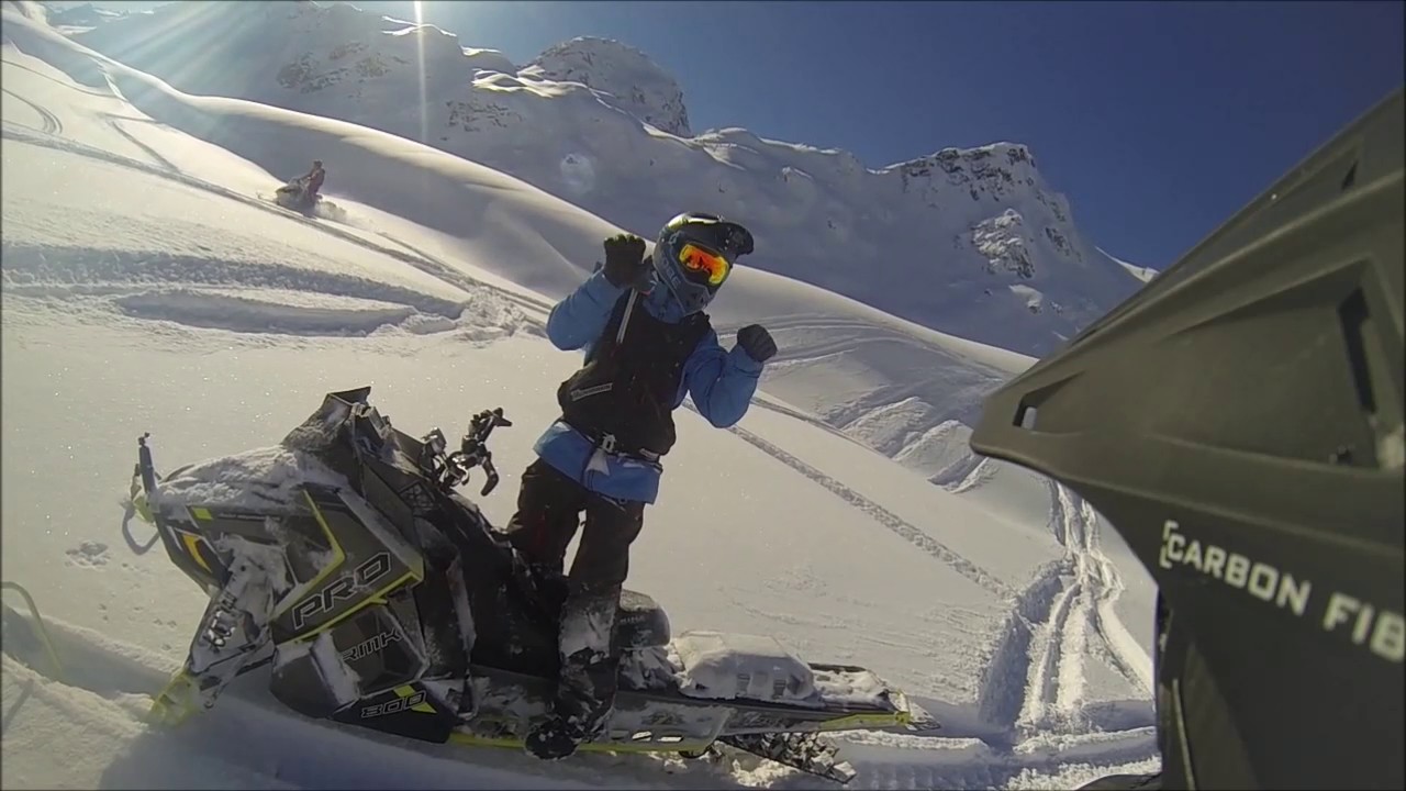 Snowmobiling in Whistler With Chris Brown
