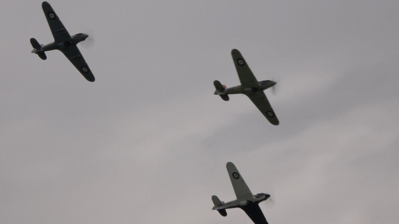 Six Hurricane Heaven - Duxford Battle of Britain Airshow 2017 (Day 1)