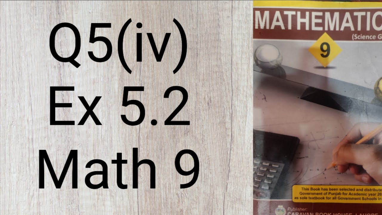 Class 9 Maths Chapter 5 || 9th Class Math Ex 5.2 || Factorization || Q5(iv) || Ocean of Knowledge