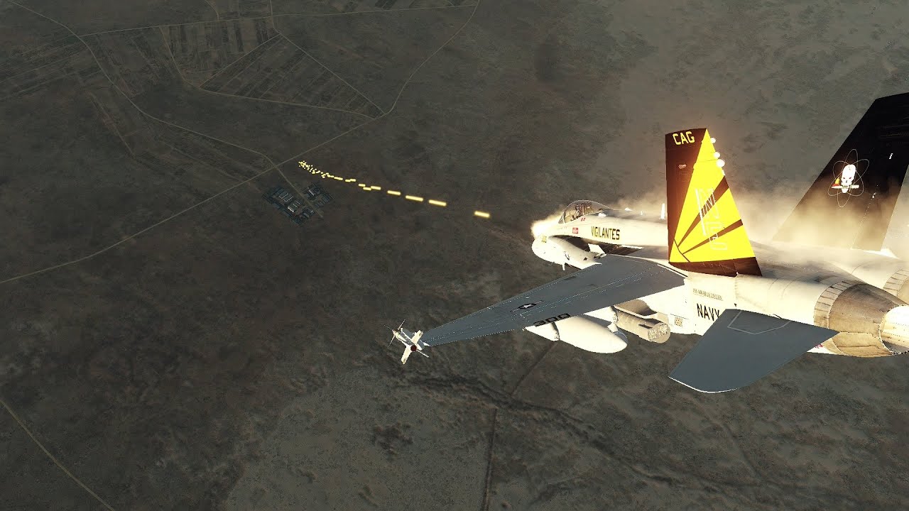 Can US Navy Pilots Strafe?