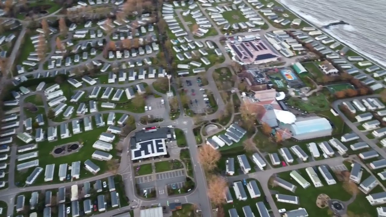 Hopton on sea from above