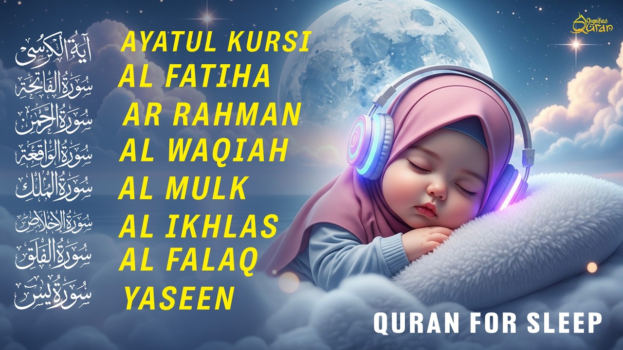 Beautiful Quran Recitation | Ayatul Kursi, Al-Fatiha, Surah Ar-Rahman, Al-Mulk, Yasin By - Alaa Aqel