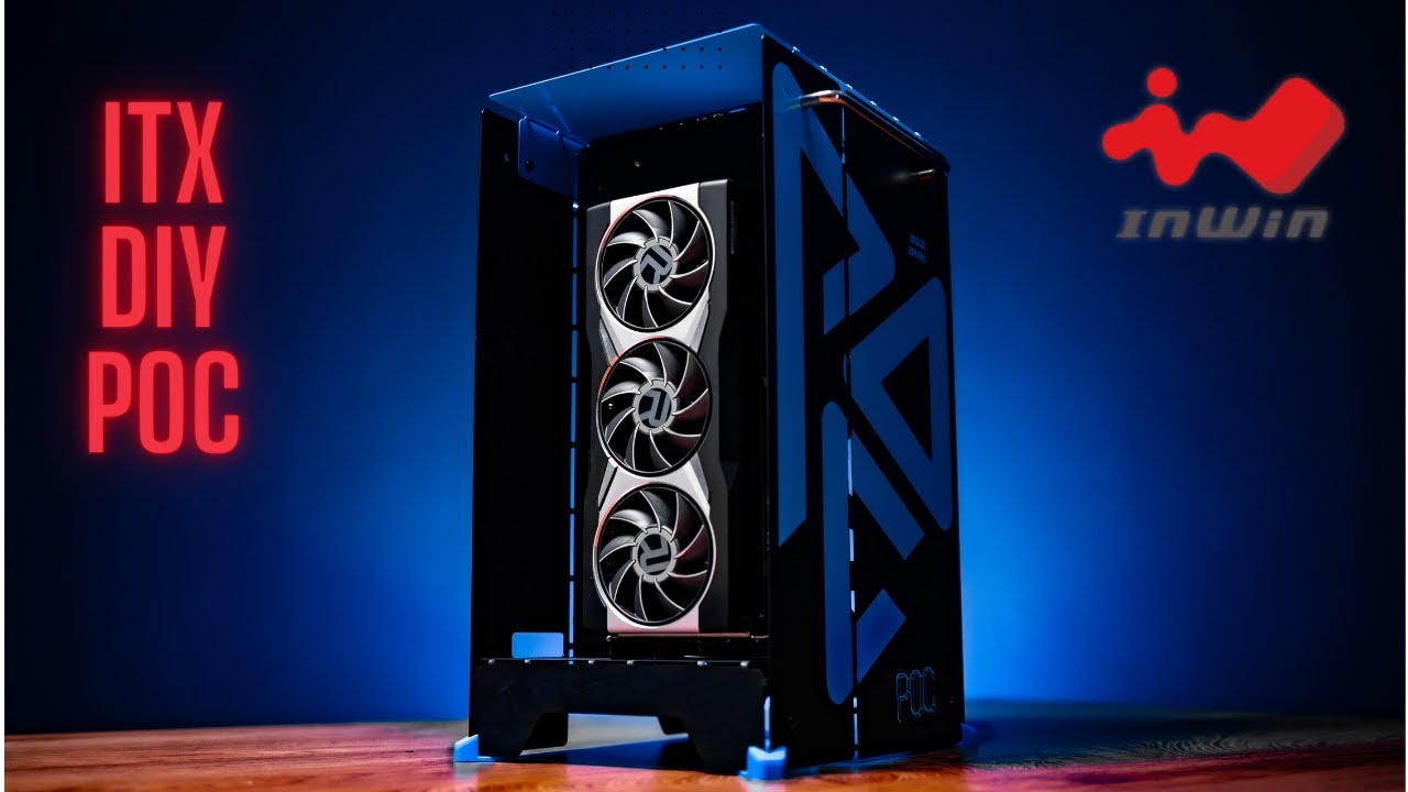 InWin POC i7-13700k B760 Build!  The #DIY PC Case that comes in a flat Box!