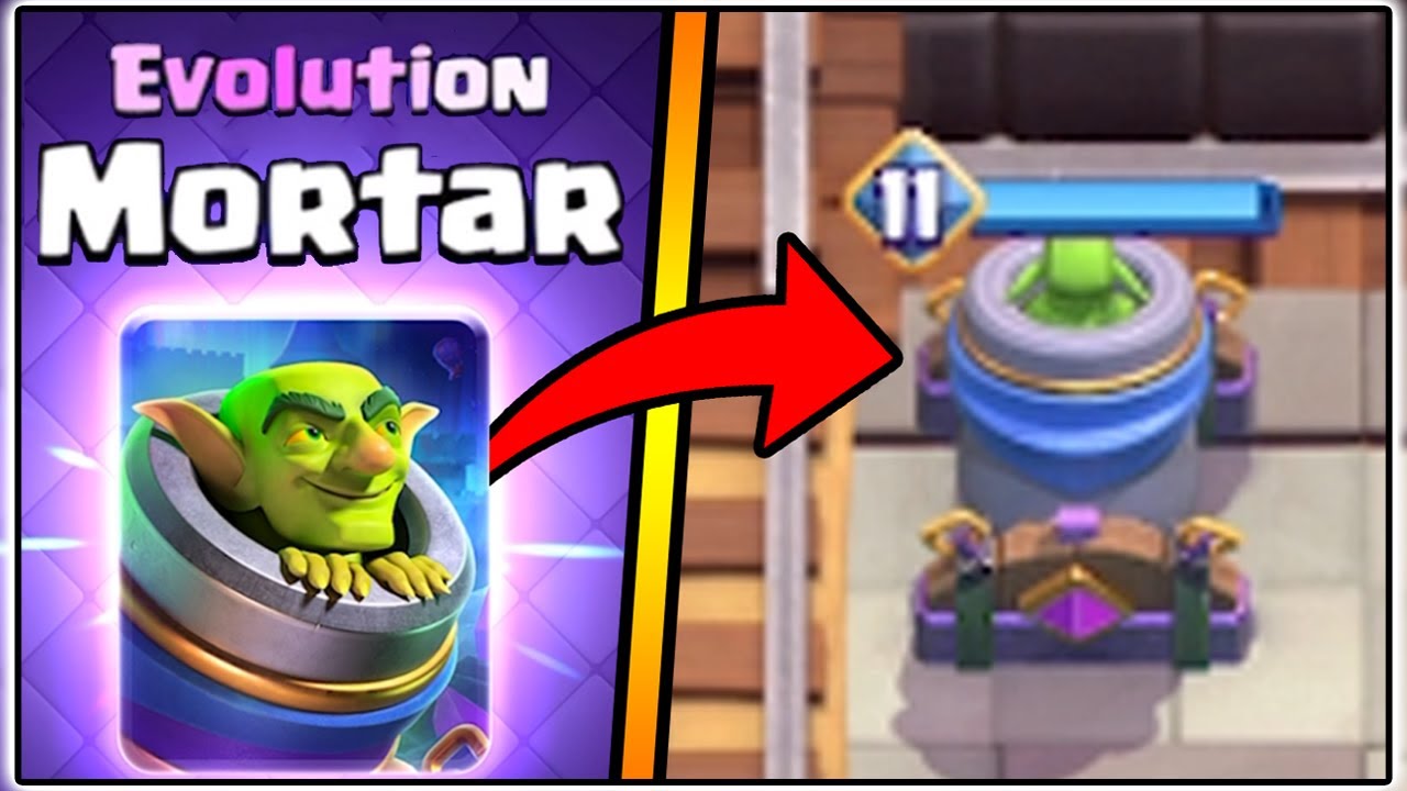 UNLOCKING MORTAR EVOLUTION IN CLASH ROYALE | EVOLVED MORTAR GAMEPLAY!