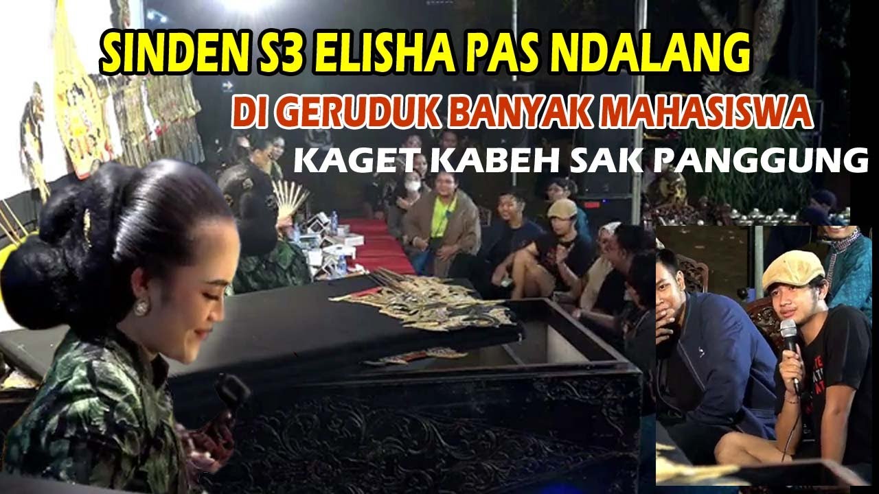 KAGET ELISHA ORCARUS PAS NDALANG TIBA TIBA DI GERUDUK MAHASISWA