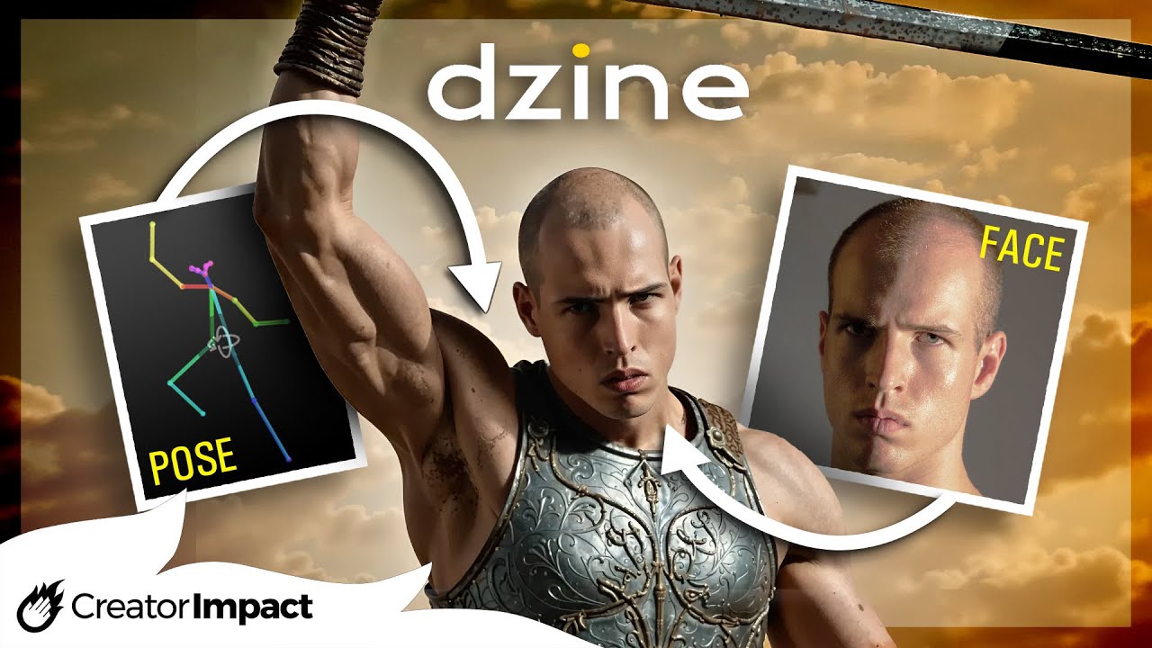 Dzine AI Consistent Character Tools + Pose Control = NEXT LEVEL CONTROL!