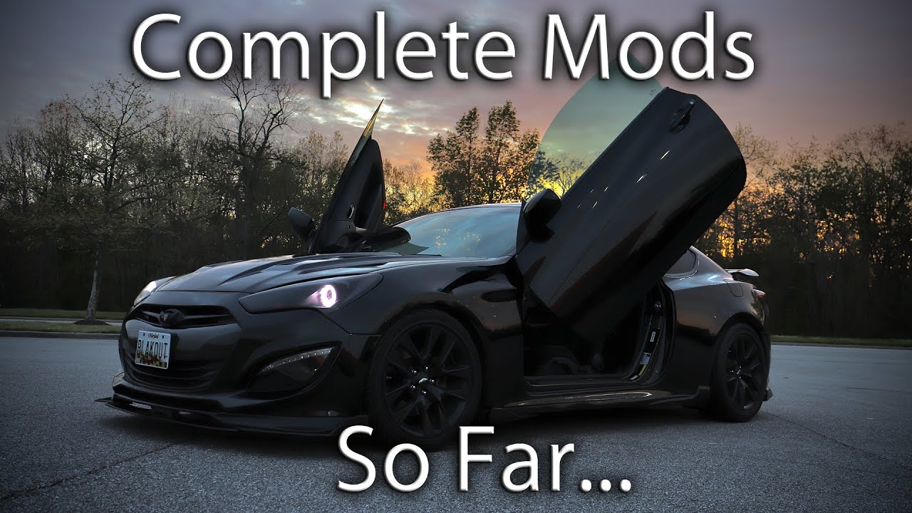 Genesis Coupe MOD list... so far