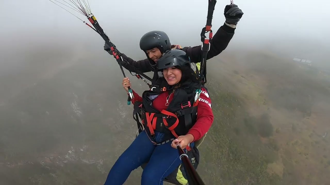 Cumpli mi sueño de volar en parapente