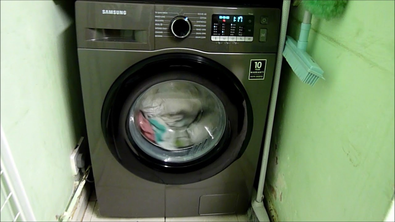 SAMSUNG ECOBUBBLE  WASHING MACHINE COTTON 60°C (FULL CYCLE)
