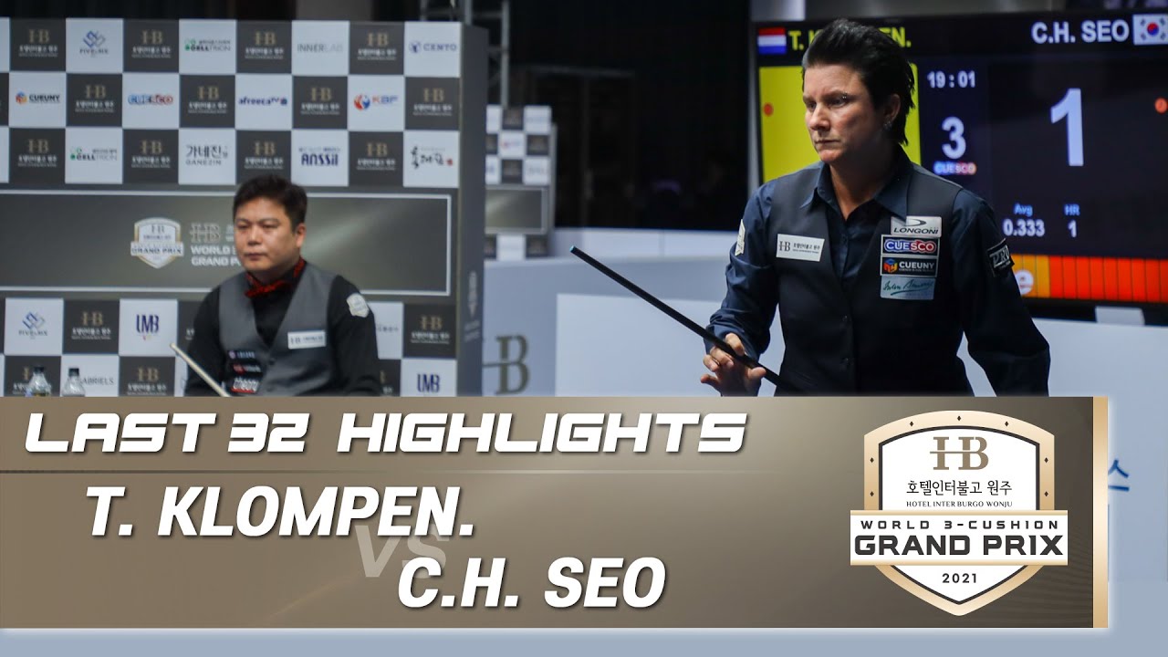 [Hotel Inter burgo Wonju W3GP 2021] Last32 - SEO Chang Hoon (KOR) vs Therese KLOMPENHOWER (NED). H/L
