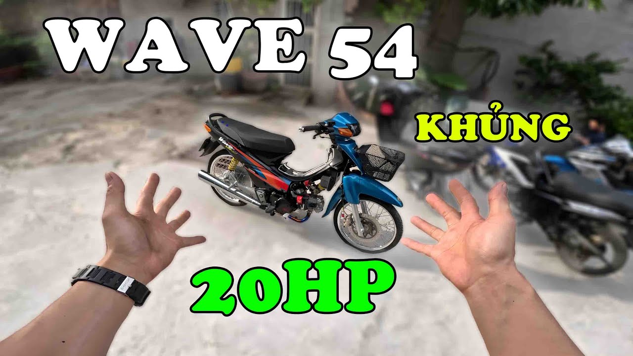 TOANBLACK WAVE 54 20HP CỌP CON RA ĐƯỜNG SẼ NHƯ THẾ NÀO | VLOG