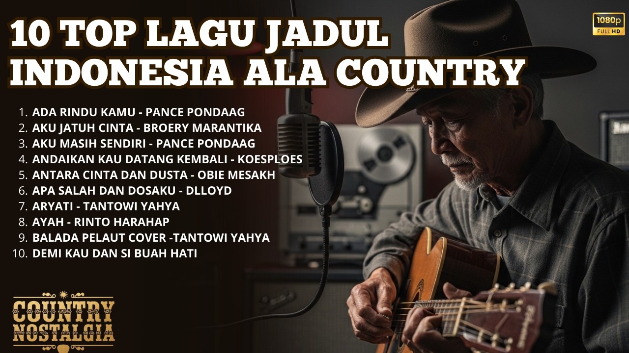 Nostalgia Lawas Terbaik 🤠 10 Lagu Jadul Cover Country