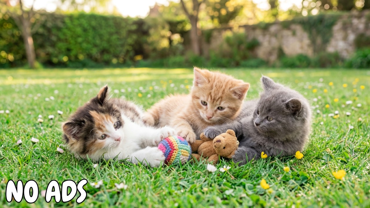 12 часов успокаивающей музыки для кошек 🐱 Умиротворяющая и спокойная музыка для сна ♬ Без рекламы